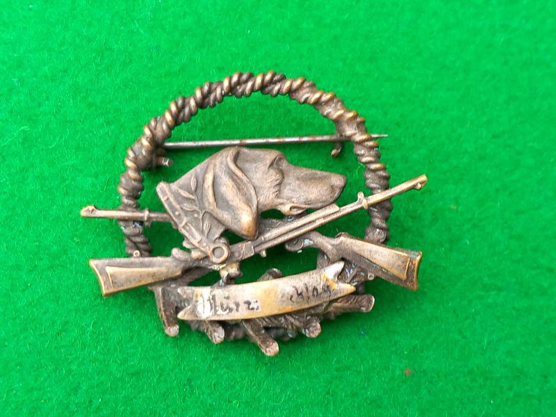 EARLY THIRD REICH HUNTING ASSOCIATION MEMBERS BADGE