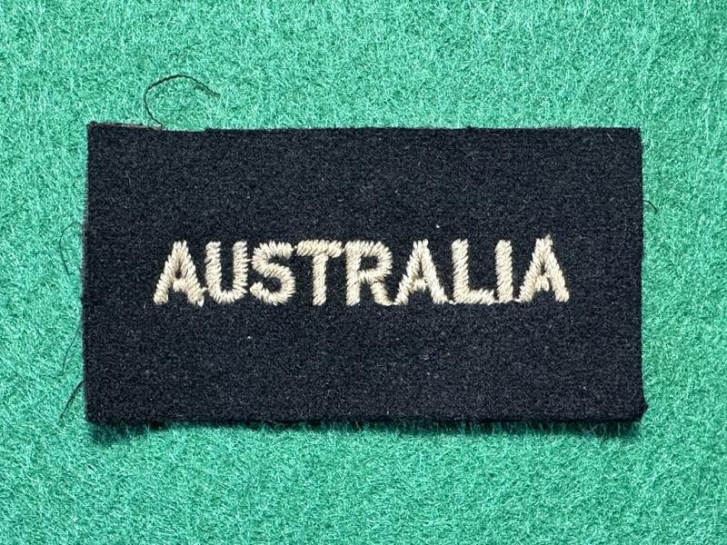 AUSTRALIA R.A.F VOLUNTEERS PATCH.