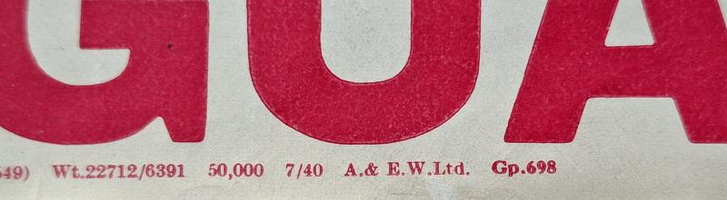 HOME GUARD H.Q / OFFICE WINDOW DECAL