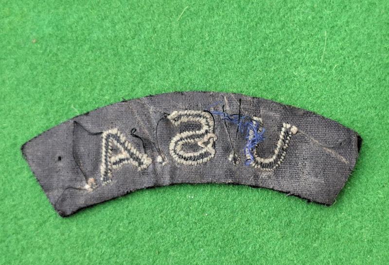 R.A.F OVERSEAS VOLUNTEERS CLOTH TITLE U.S.A