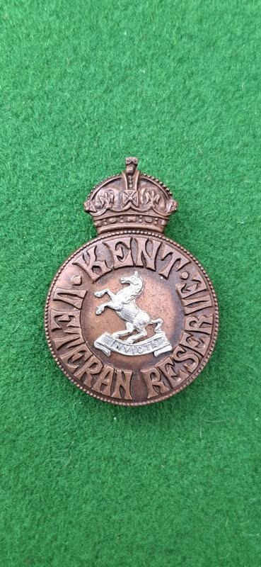 KENT VETERANS RESERVE  BADGE