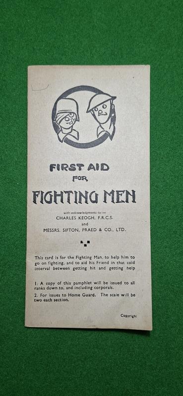 FIRST AID FOR FIGHTING MEN 1943
