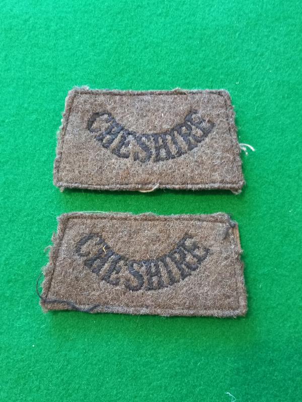 CHESHIRE REGIMENT CLOTH  SLIP ON`s