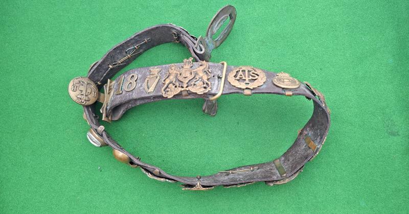 SOUVENIR CAP BADGE BELT ,IRISH BADGES