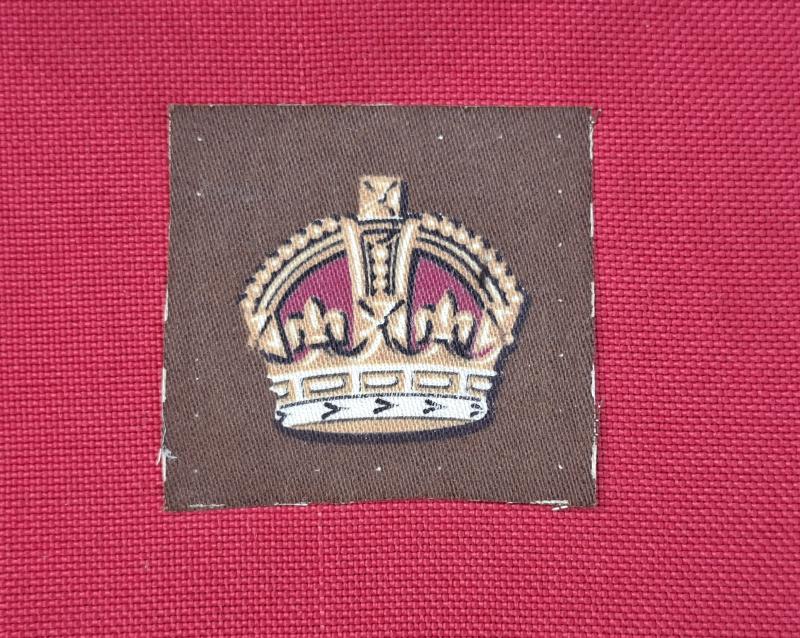 WARRANT OFFICERS PRINTED CROWN