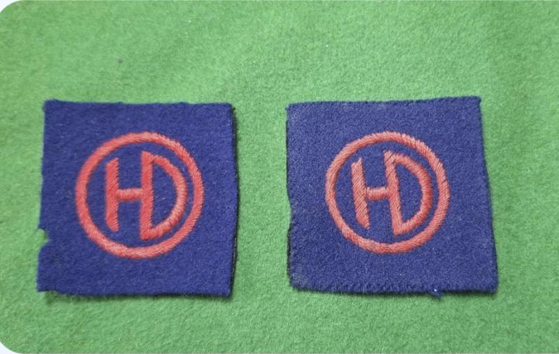 51st HIGHLAND DIVISION FORMATION SIGNS  /PAIR