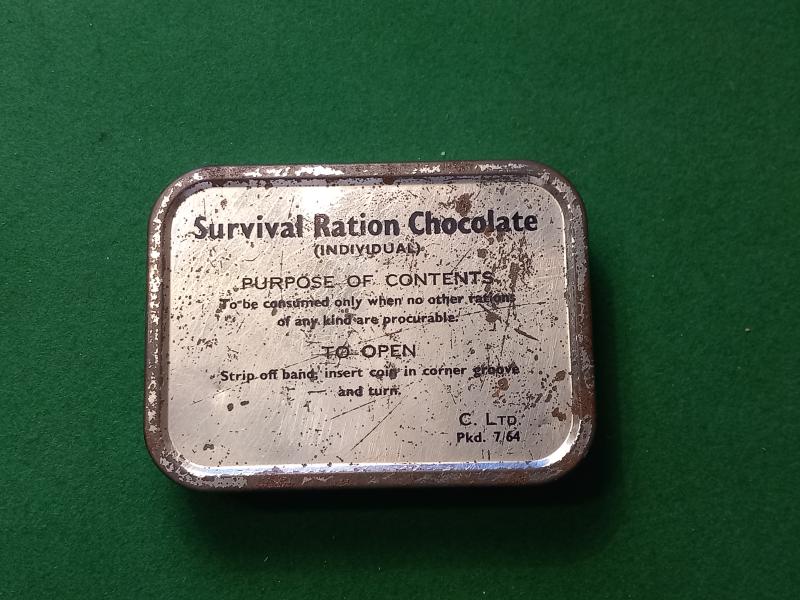 1960`s EMERGENCY  RATION TIN .