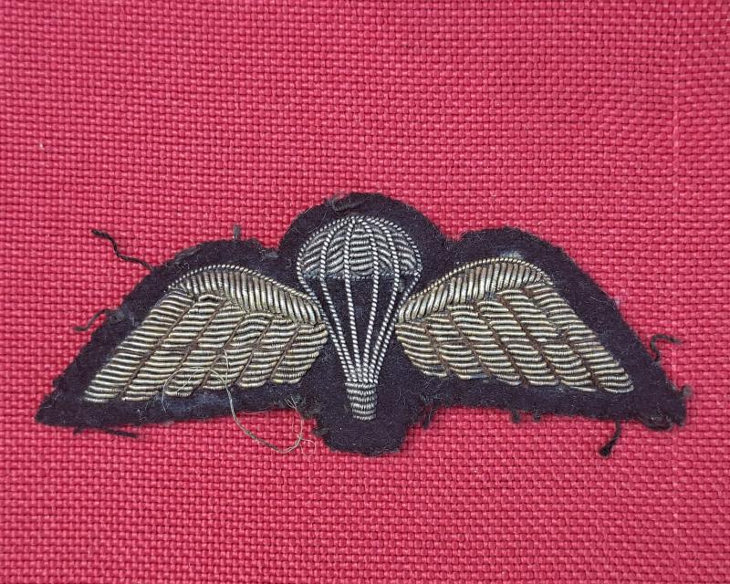 POST WAR PARACHUTE WING IN BULLION