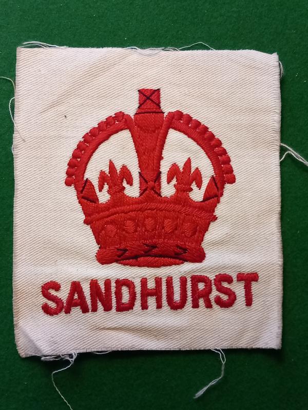 LARGE SANDHURST PATCH .